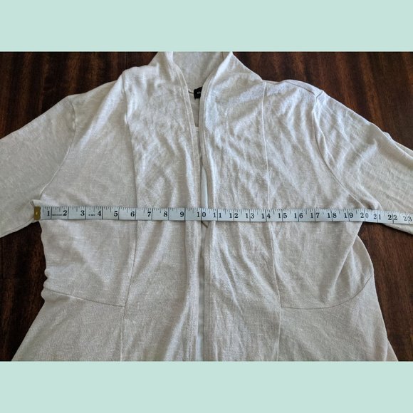 NWT KAREN BROOKS Layered Drape Cardigan Size L - Picture 12 of 15